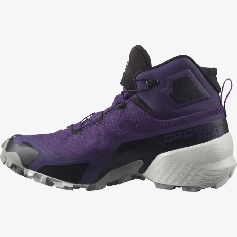 Purple Salomon Cross Hike Mid GTX Women's Hiking Boots | PH 28670I